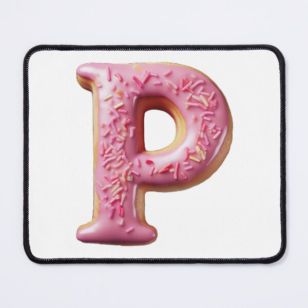 Item preview, Donut Letter - P designed and sold by TwinklesPage.