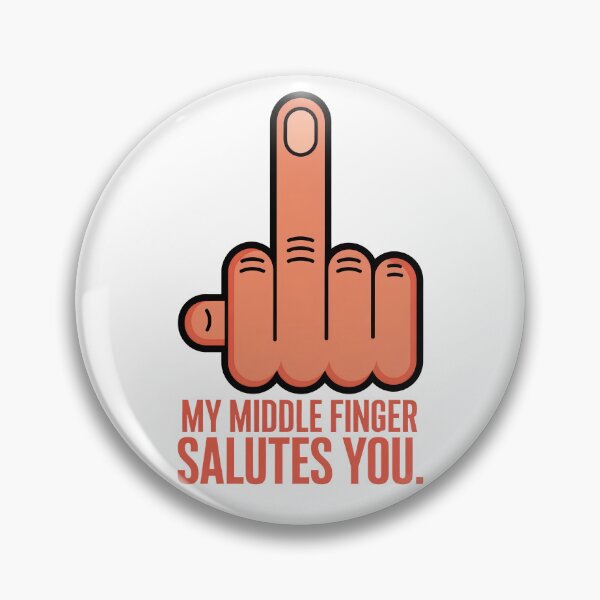 Item preview, My Middle Finger Salutes You designed and sold by Angry Swan Designs.