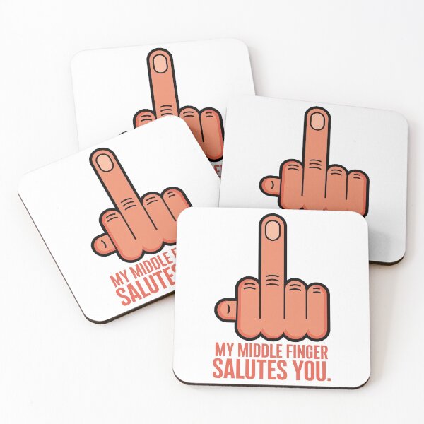 Item preview, My Middle Finger Salutes You designed and sold by Angry Swan Designs.