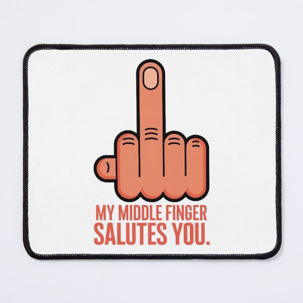 Item preview, My Middle Finger Salutes You designed and sold by Angry Swan Designs.