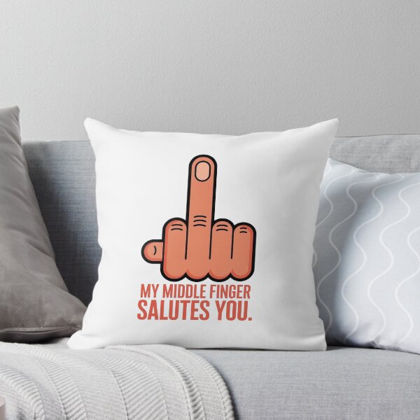 Item preview, My Middle Finger Salutes You designed and sold by Angry Swan Designs.