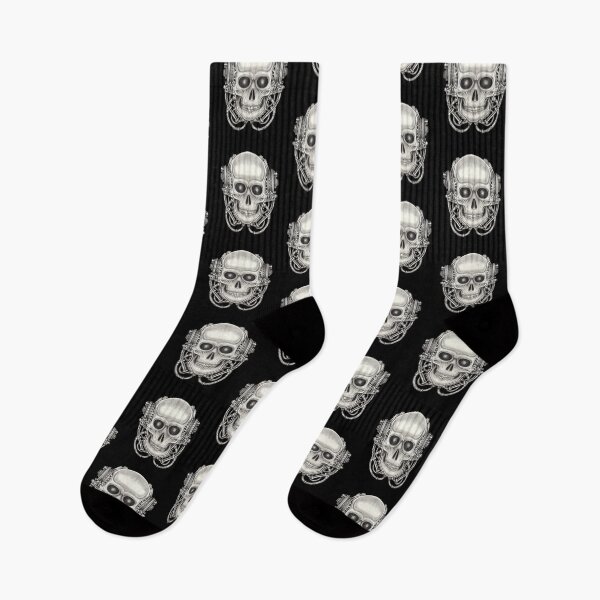 Item preview, Cyberpunk skull surreal art. designed and sold by Jiwsurreal.
