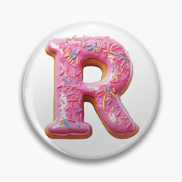Item preview, Donut Letter - R designed and sold by TwinklesPage.