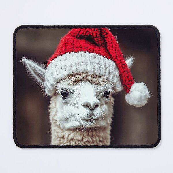 Item preview, Cute Christmas Alpaca, Funny Retro Animal Photo designed and sold by CheekyAnimalz.