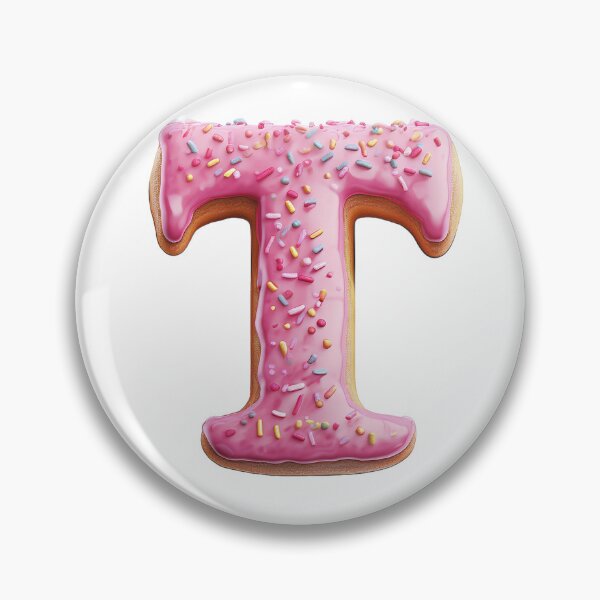 Item preview, Donut Letter - T designed and sold by TwinklesPage.