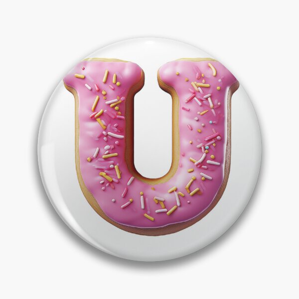 Item preview, Donut Letter - U designed and sold by TwinklesPage.