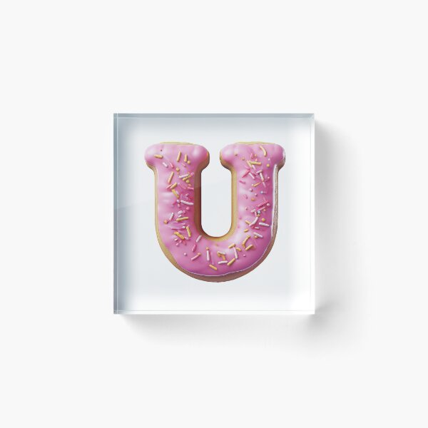 Item preview, Donut Letter - U designed and sold by TwinklesPage.