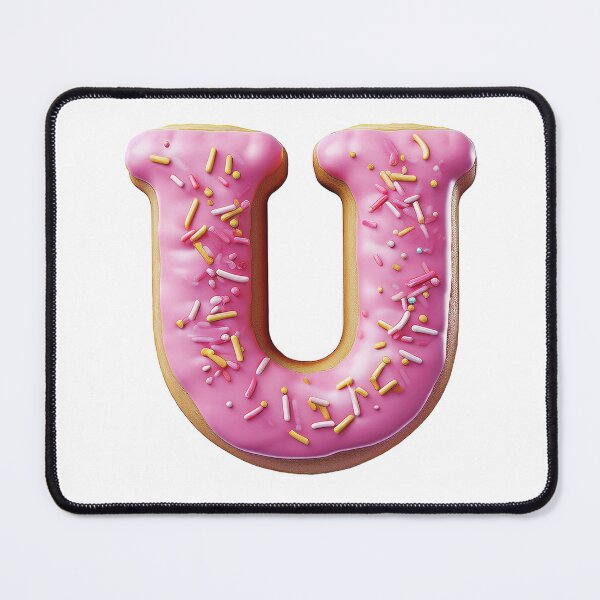 Item preview, Donut Letter - U designed and sold by TwinklesPage.