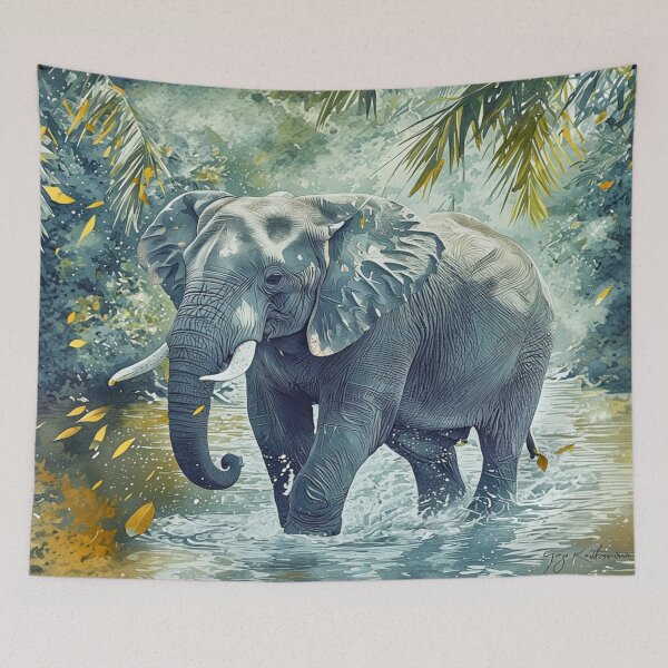 Item preview, The Elephant in the Jungle designed and sold by Collection de trésors .