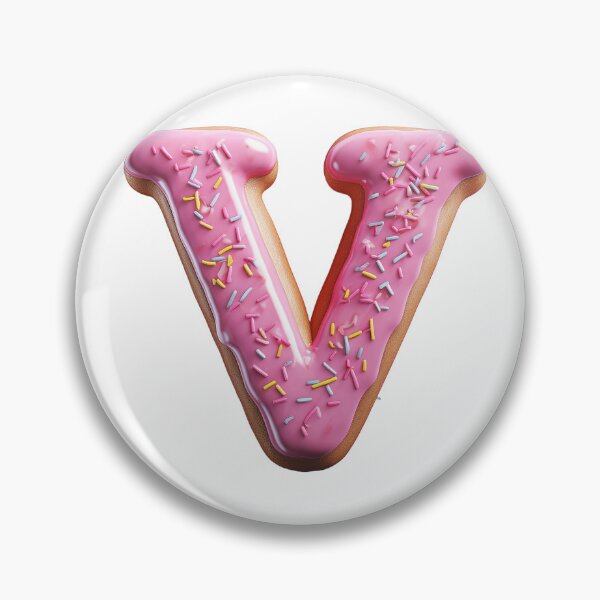 Item preview, Donut Letter - V designed and sold by TwinklesPage.