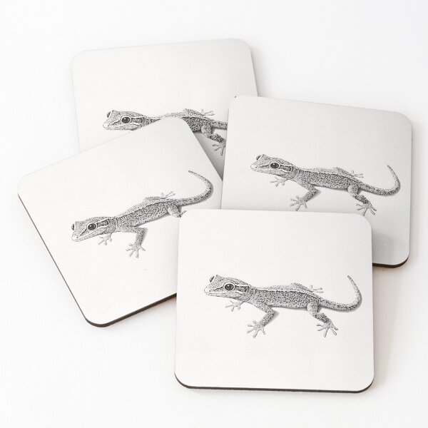Item preview, Black and white Lizard pencil drawing designed and sold by Pencil-Art.