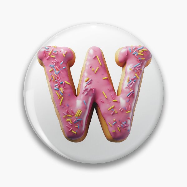 Item preview, Donut Letter - W designed and sold by TwinklesPage.