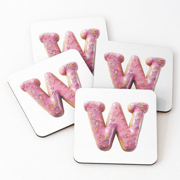 Item preview, Donut Letter - W designed and sold by TwinklesPage.
