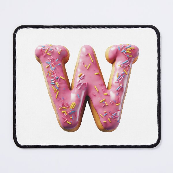 Item preview, Donut Letter - W designed and sold by TwinklesPage.