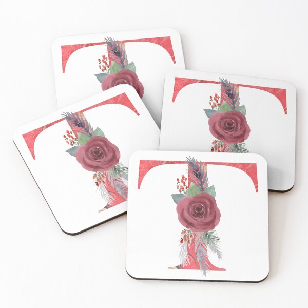 Item preview, Watercolor christmas letter T.  designed and sold by tapilipa.