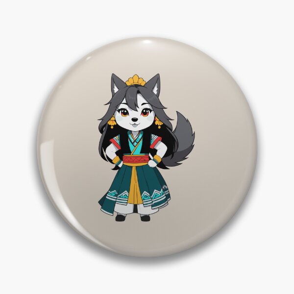 Item preview, Chibi Hmonggy Girl wolf designed and sold by Atlantico54.