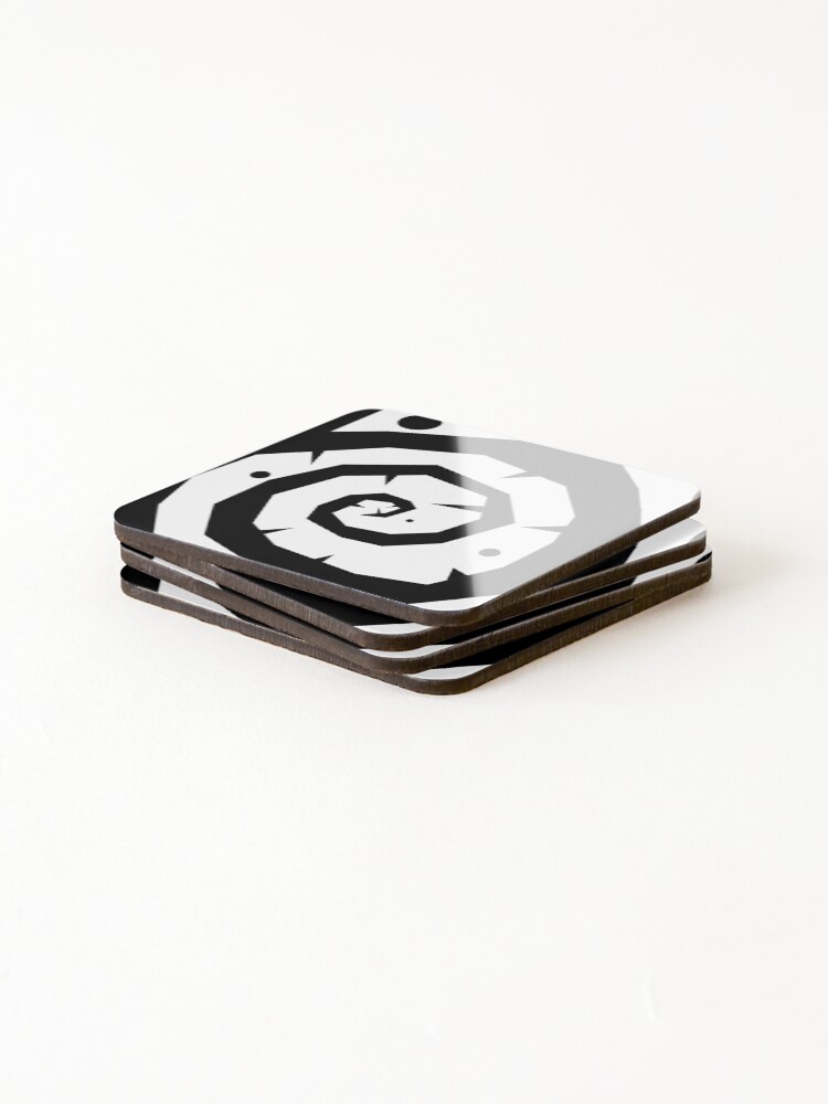 Thumbnail 4 of 5, Coasters (Set of 4), Abstract composition designed and sold by SpottedPilot.