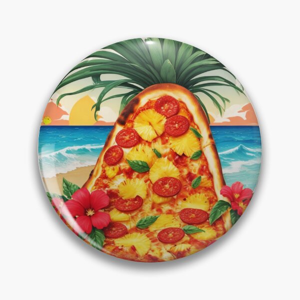 Item preview, Funny Pineapple Pizza Slice for Pineapple Pizza Lovers designed and sold by NautiChic.
