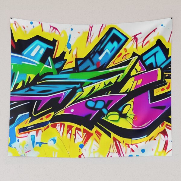 Item preview, Ignite Your Walls with Color | 308 designed and sold by City Graffix Design Co..