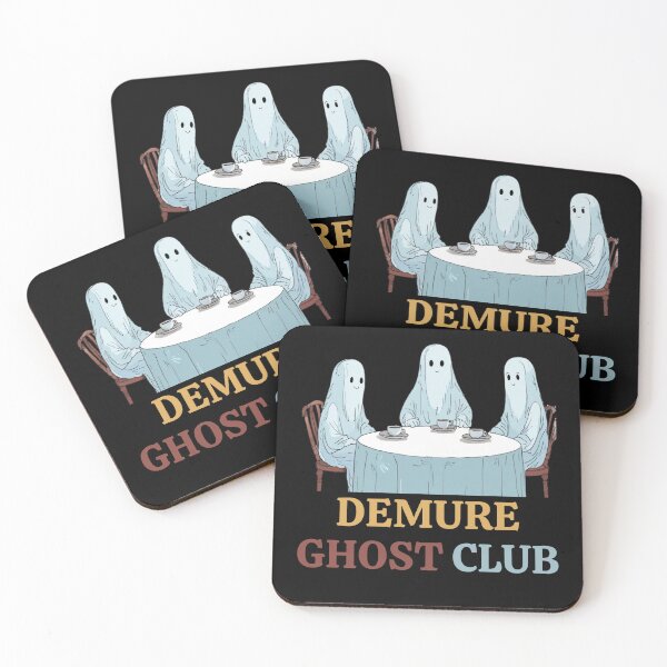 Item preview, Demure ghost club designed and sold by GlunmanStore.
