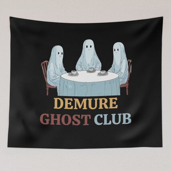 Item preview, Demure ghost club designed and sold by GlunmanStore.