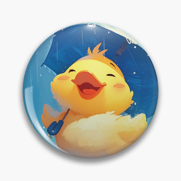 Item preview, Joyful Duck with Umbrella in Rain designed and sold by Christian Weiss.