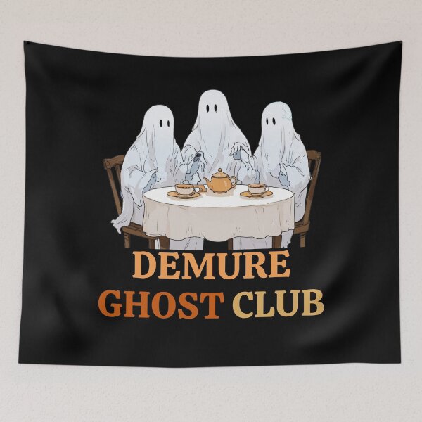Item preview, Demure ghost club designed and sold by GlunmanStore.