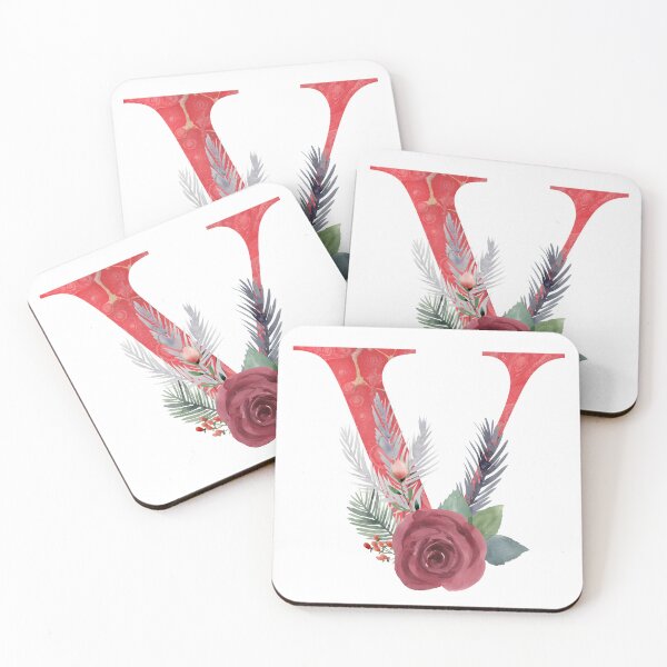 Item preview, Watercolor christmas letter V.  designed and sold by tapilipa.
