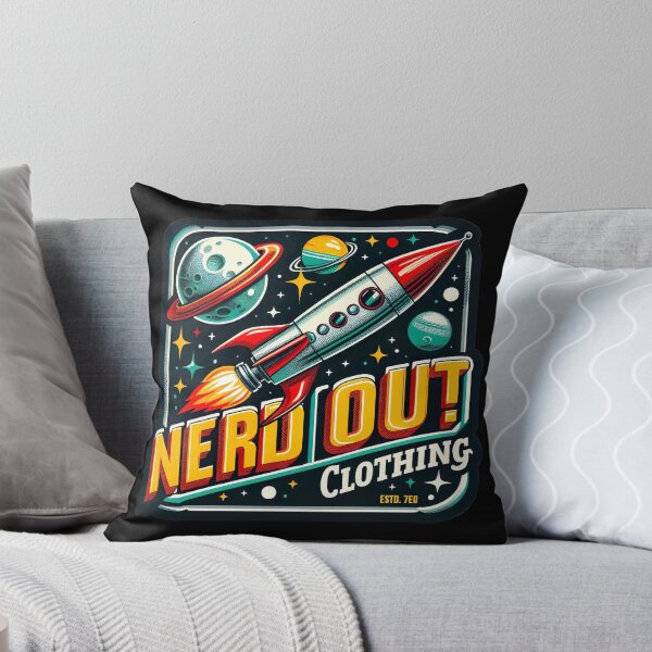 Item preview, Retro Nerd Out! Rocket designed and sold by Nerd Out!.