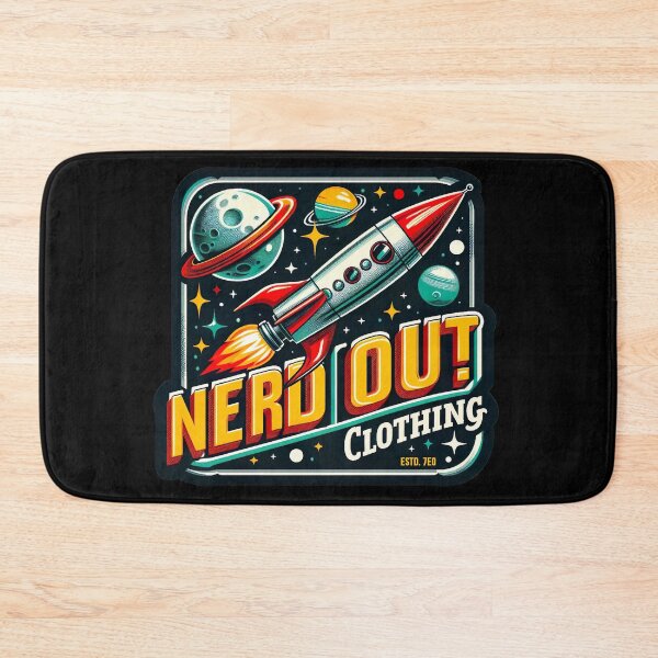 Item preview, Retro Nerd Out! Rocket designed and sold by Nerd Out!.