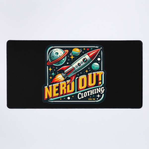 Item preview, Retro Nerd Out! Rocket designed and sold by Nerd Out!.