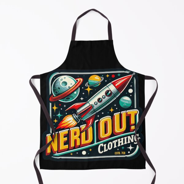 Item preview, Retro Nerd Out! Rocket designed and sold by Nerd Out!.