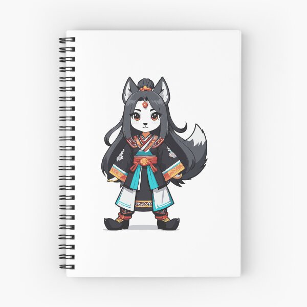 Item preview, traditional  Chibi Hmonggy woman wolf designed and sold by Atlantico54.