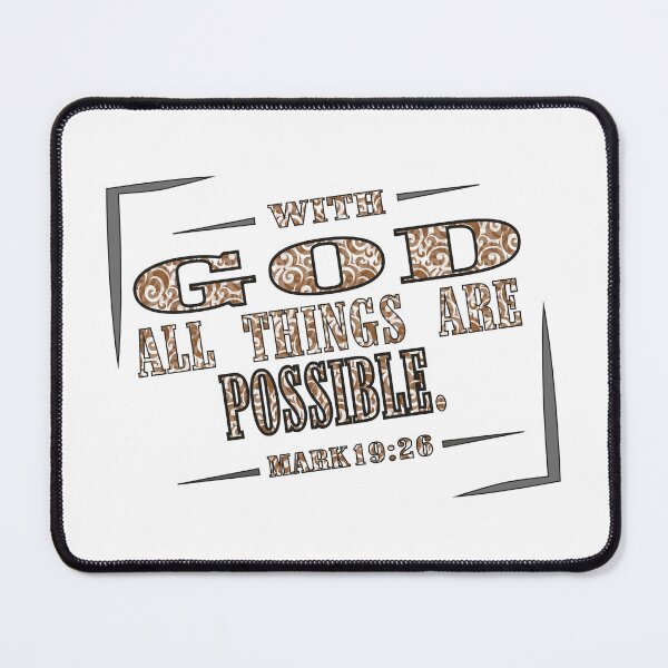 Item preview, with God all things are possible designed and sold by Mye Light Designs.