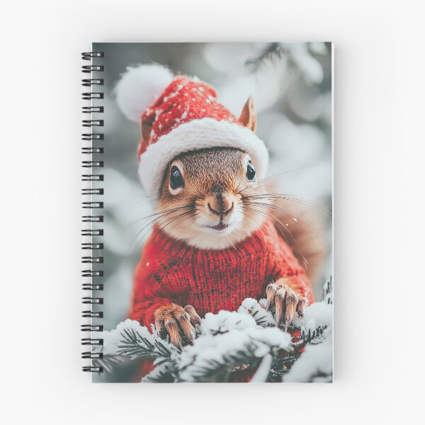 Item preview, Cute Christmas Squirrel, Funny Retro Animal Photo designed and sold by CheekyAnimalz.
