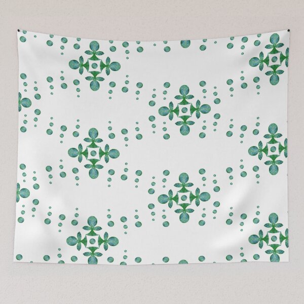 Item preview, Byzantine style Cross, green on white background designed and sold by Alex  Blud.