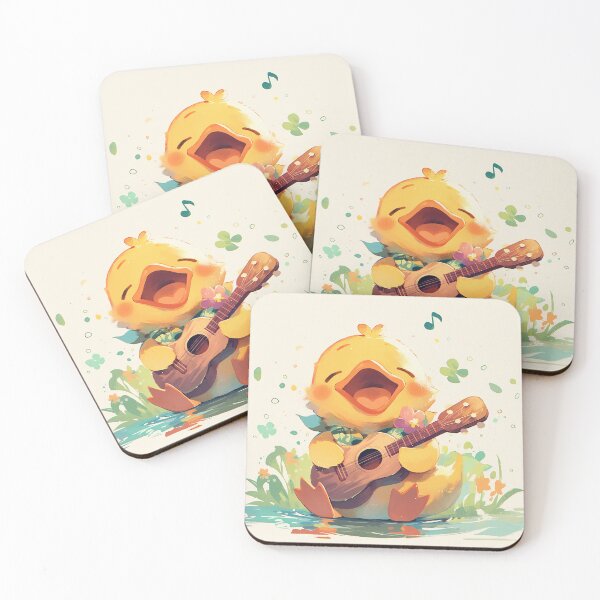 Item preview, Duck Playing Guitar at Pond designed and sold by Christian Weiss.