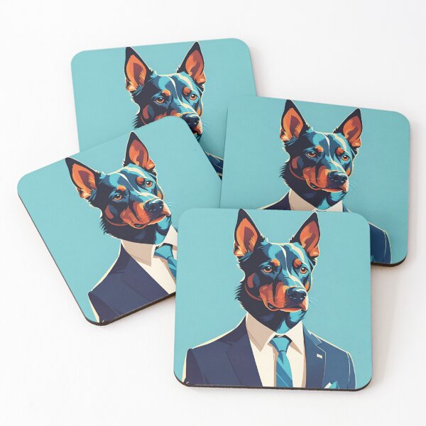 Item preview, Dog in suit design designed and sold by ShenGha-design.
