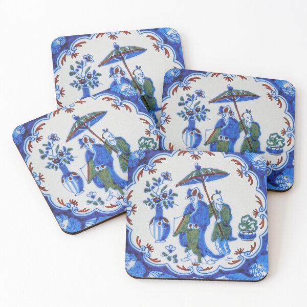Item preview, Decorative image from an 18th century English tile designed and sold by colliophoto.