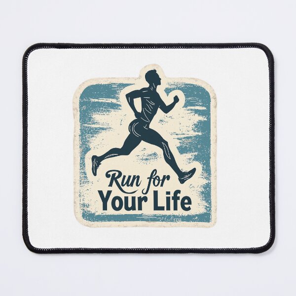 Item preview, Run for Your Life Running Motivation Sticker designed and sold by Liseri.