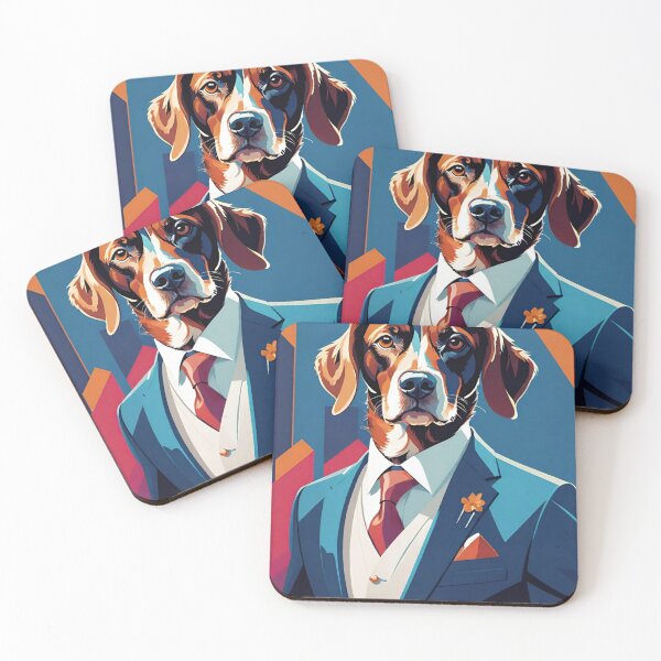 Item preview, Dog in suit design designed and sold by ShenGha-design.