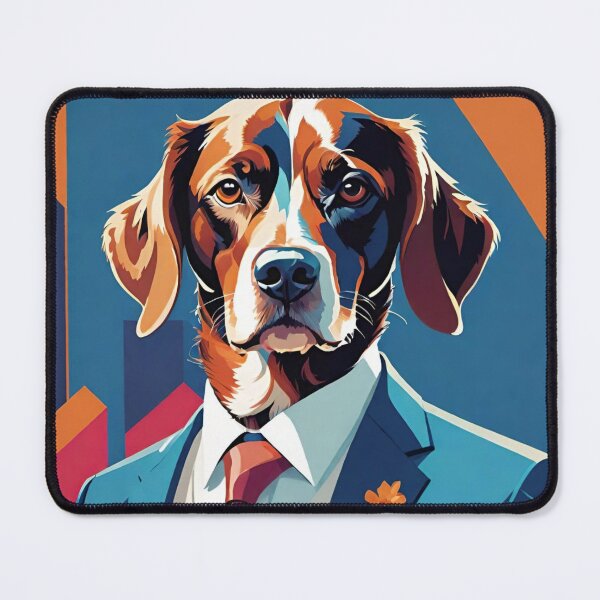 Item preview, Dog in suit design designed and sold by ShenGha-design.