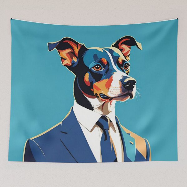 Item preview, Dog in suit design designed and sold by ShenGha-design.