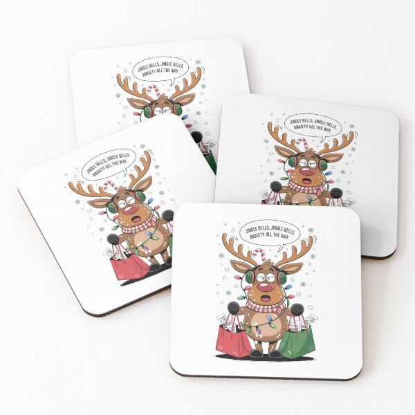 Item preview, Jingle Bells, Anxiety All the Way Funny Christmas Reindeer Design designed and sold by ObjCrea123.