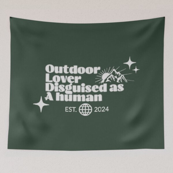 Item preview, Outdoor Lover Disguised as a Human - Retro Style Design designed and sold by Syrupulse.
