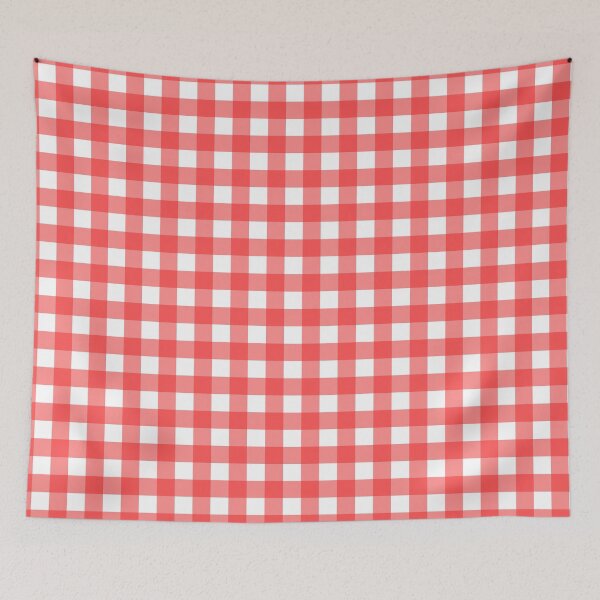 Item preview, Red checkered pattern  designed and sold by Jayjaynaenae.