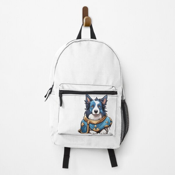 Item preview, Adventurous Border Collie Paladin – Cute Fantasy Dog Character designed and sold by CrownedCanvas.