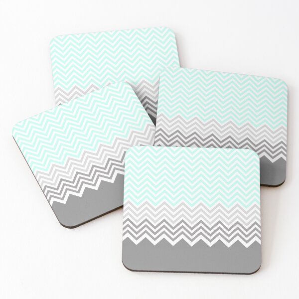 Item preview, chevron teal grey designed and sold by Gossip Rag.