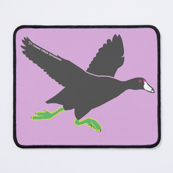 Item preview, Running Coot, Neon and Washed Out Grey designed and sold by CraneCreek.