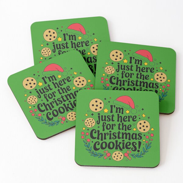 Item preview, I'm Just Here for the Christmas Cookies Funny Holiday Design designed and sold by ObjCrea123.